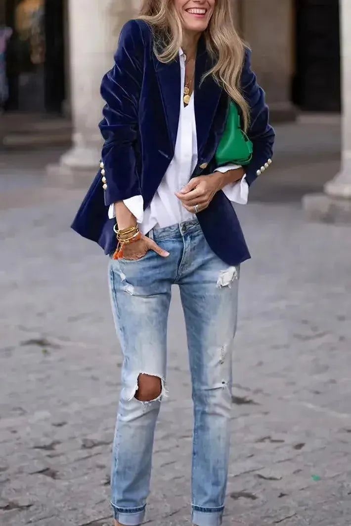 Blazer | Klassisch Knopfdetails