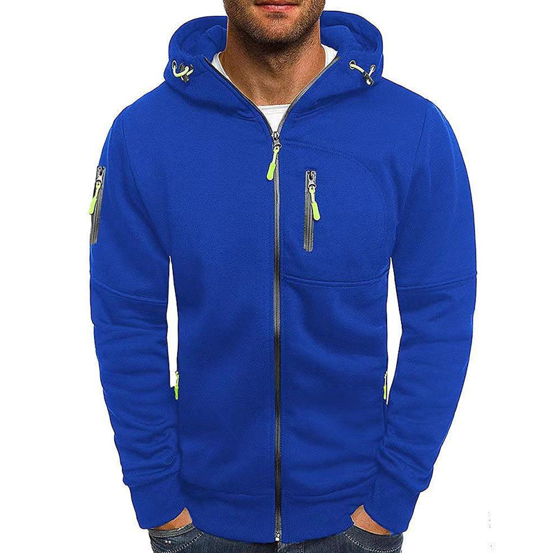 Kapuzensweatshirt Mit Reißverschluss - Sportlicher Hoodie Stil