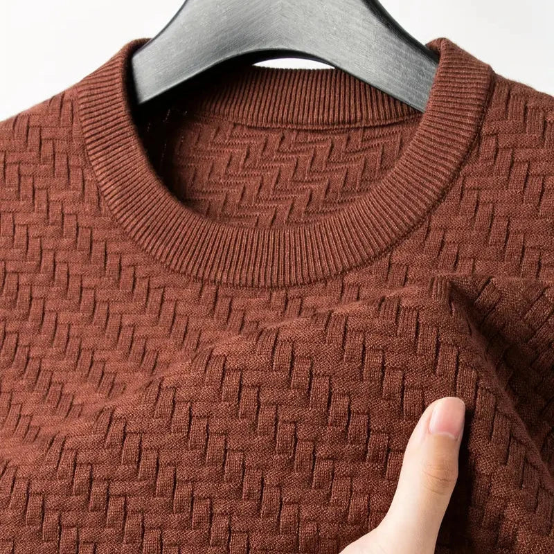 Pullover | Rundhals mit Strukturmuster