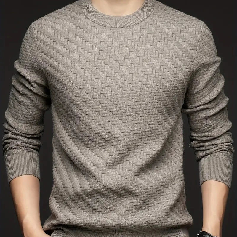 Pullover | Rundhals mit Strukturmuster