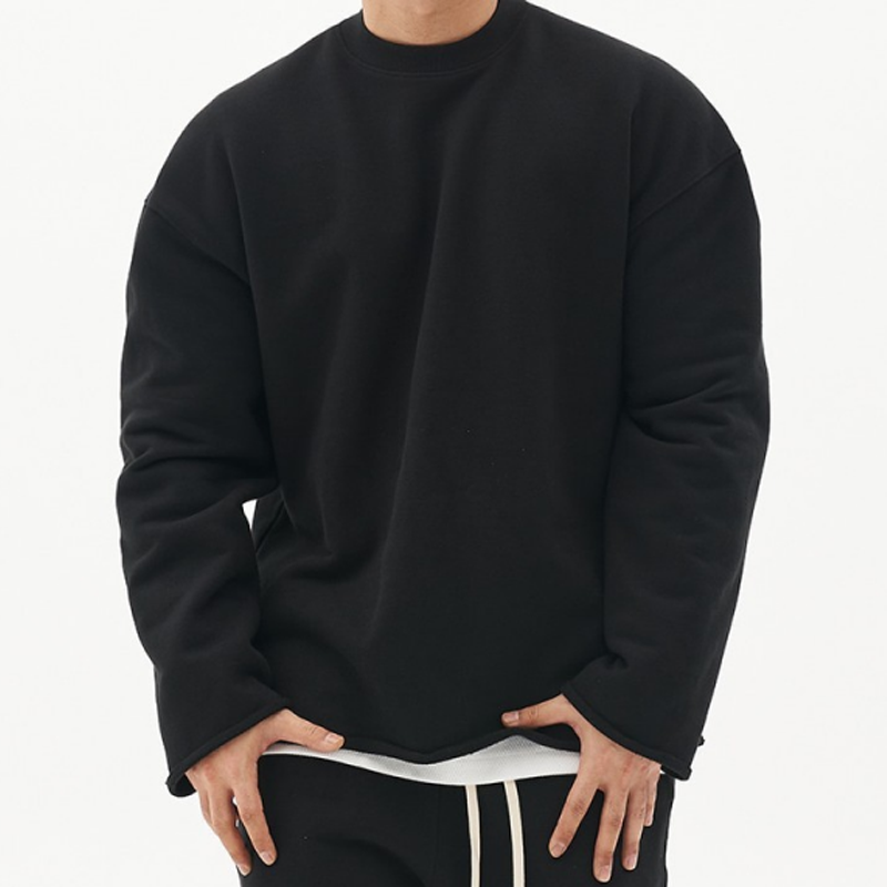 Sweatshirt Mit Rundhalsausschnitt | Lockerer Oversize Schnitt