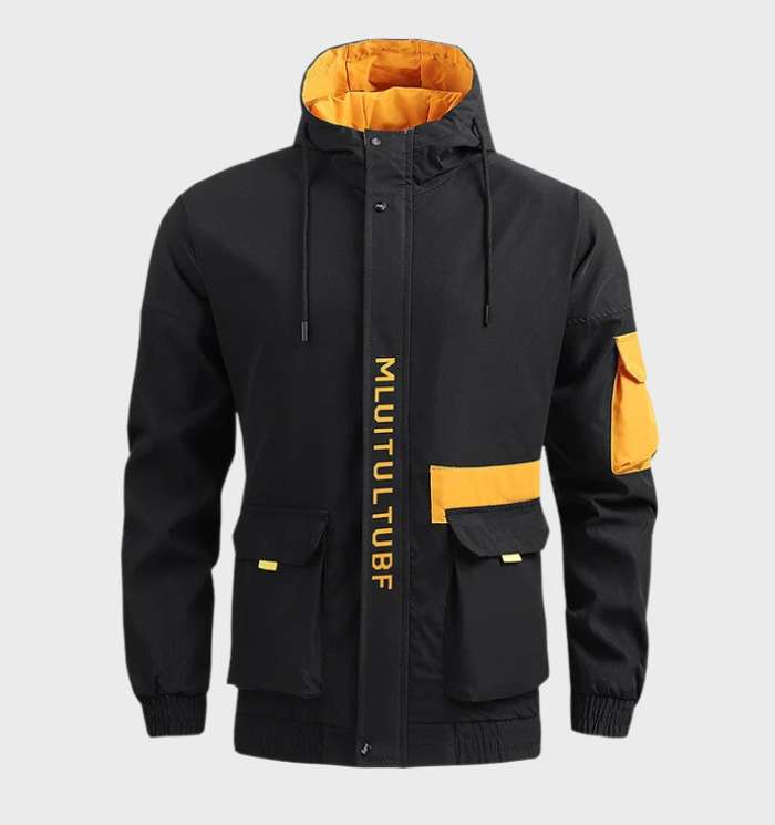 Outdoor Jacke Herren - Mit Kapuze und Taschen