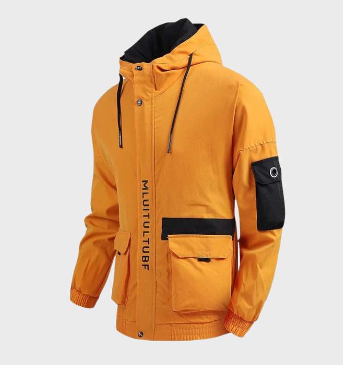 Outdoor Jacke Herren - Mit Kapuze und Taschen