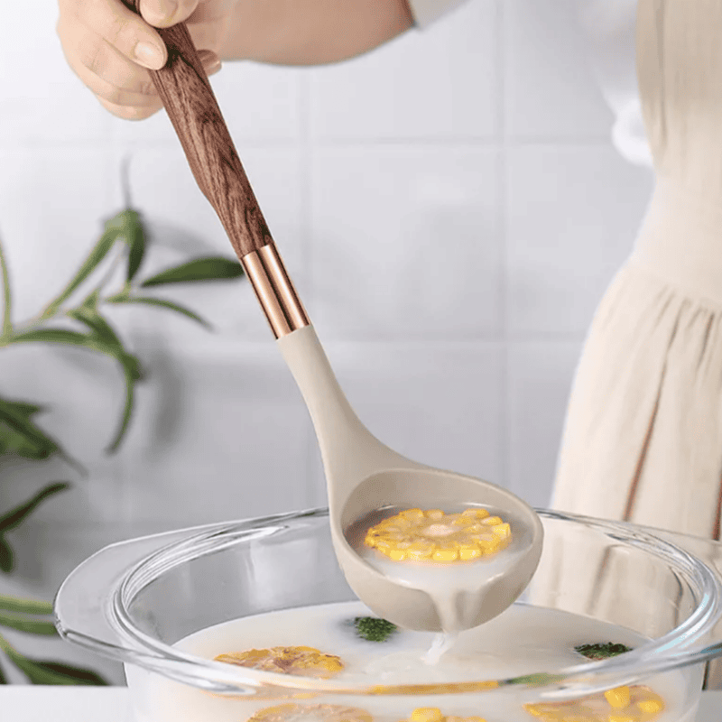 Küchenutensilien Set | 10 Teilig Hitzebeständig Ergonomische Griffe Spülmaschinengeeignet