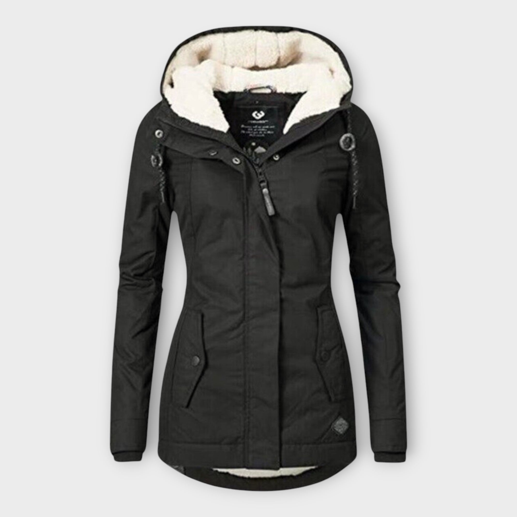 Winterjacke Mit Kapuze | Figurbetonter Schnitt