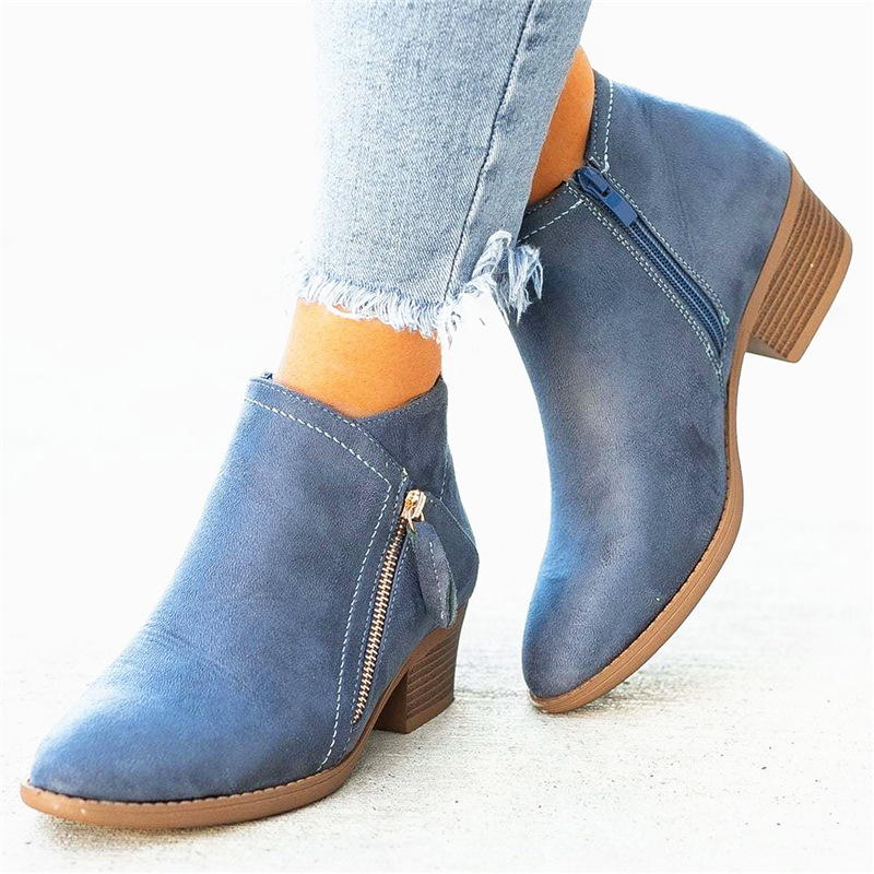 Stiefeletten - Klassisches Ankle Boots Modell mit Reißverschluss