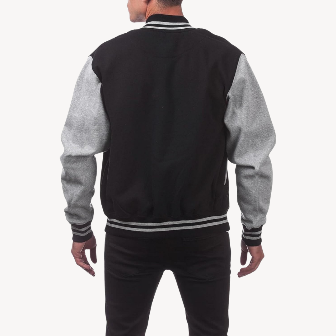 Bomberjacke mit Druckknöpfen - Klassischer Freizeitstil