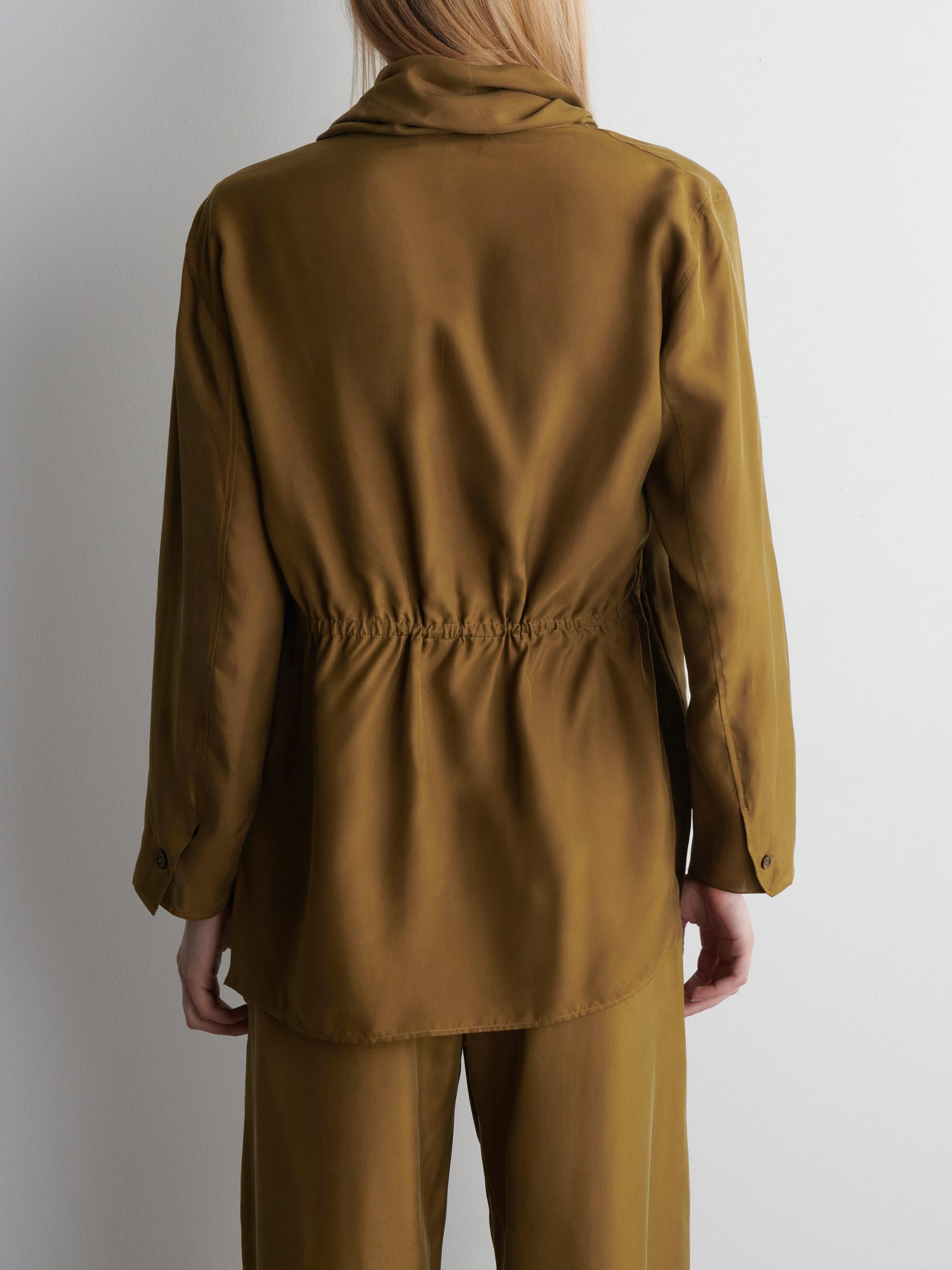 Zweiteiler Set | Wickelbluse Mit Weiter Hose