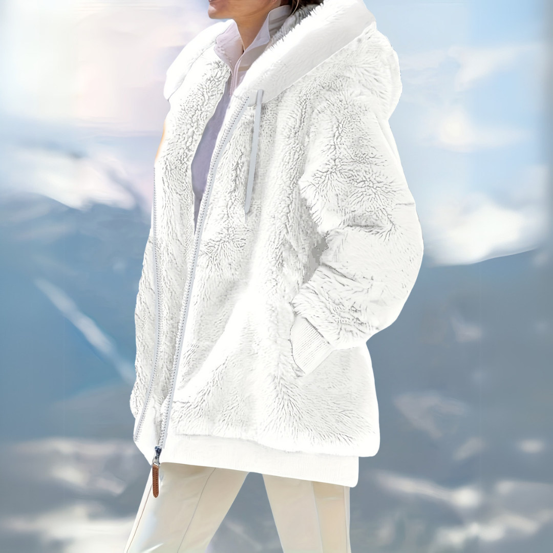 Winterjacke mit Kapuze | Lockerer Schnitt