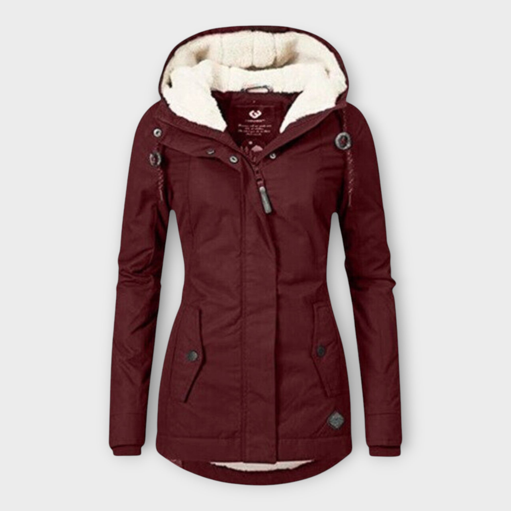 Winterjacke Mit Kapuze | Figurbetonter Schnitt