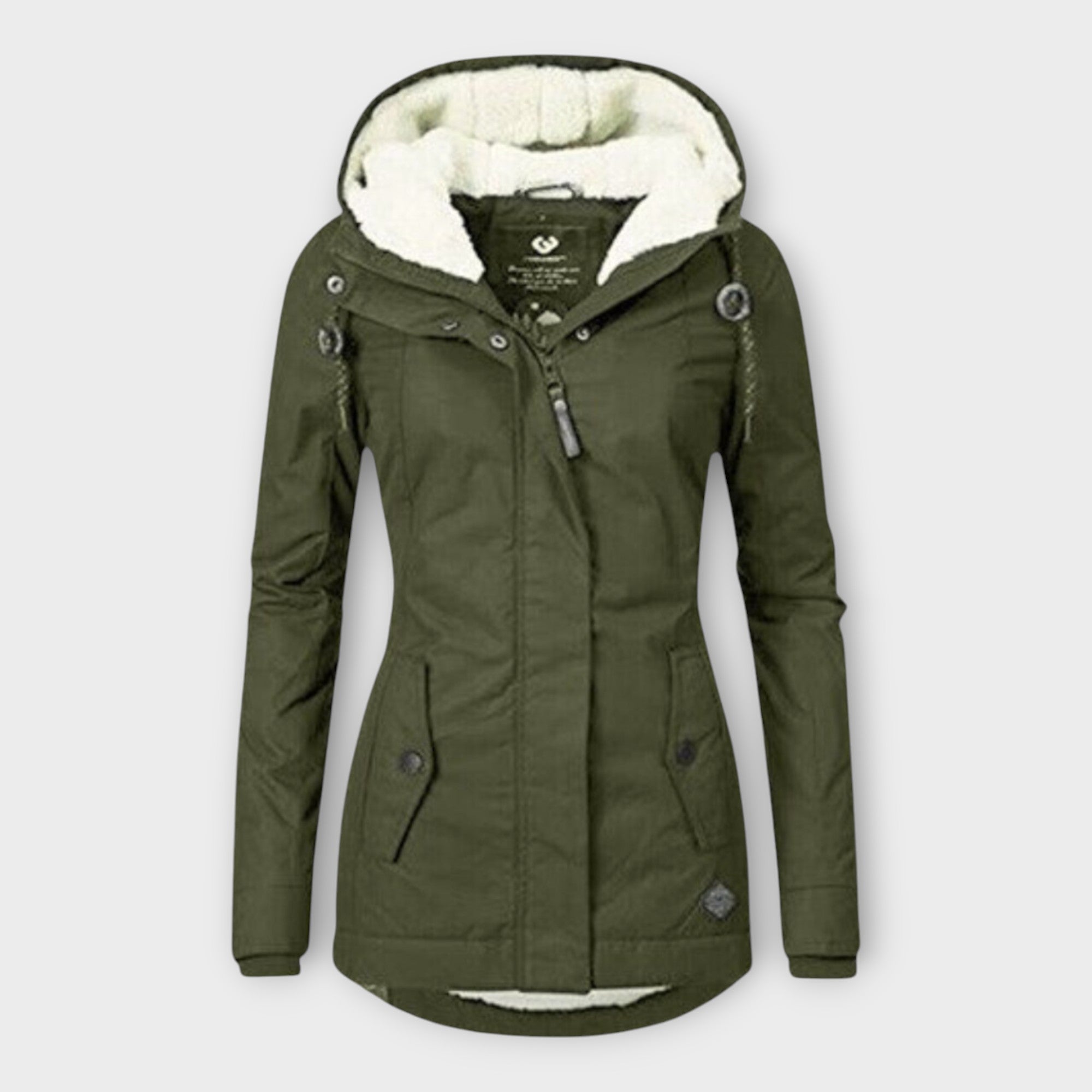 Winterjacke Mit Kapuze | Figurbetonter Schnitt