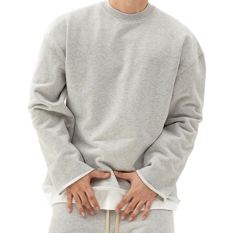 Sweatshirt Mit Rundhalsausschnitt | Lockerer Oversize Schnitt