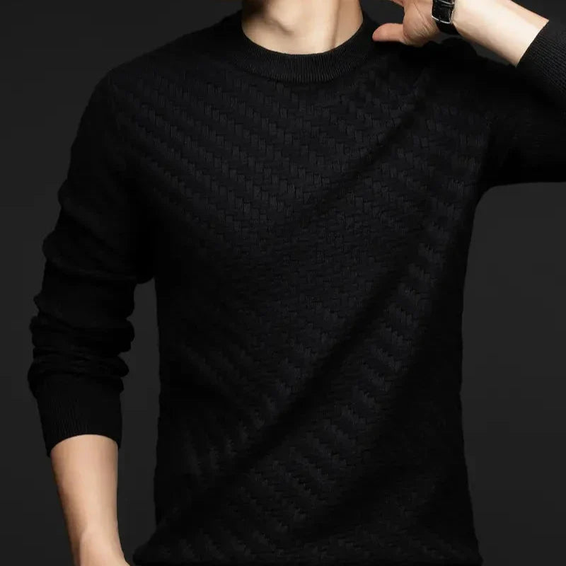 Pullover | Rundhals mit Strukturmuster