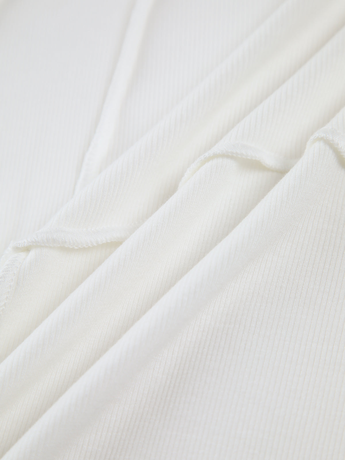 Langarmshirt Mit Struktur Nähten - Figurbetonter Schnitt