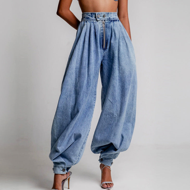 Ballonhose - Hohe Taille