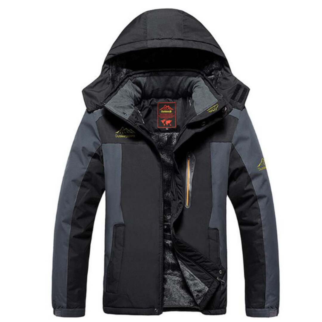 Winterjacke - Kapuze und Reißverschluss