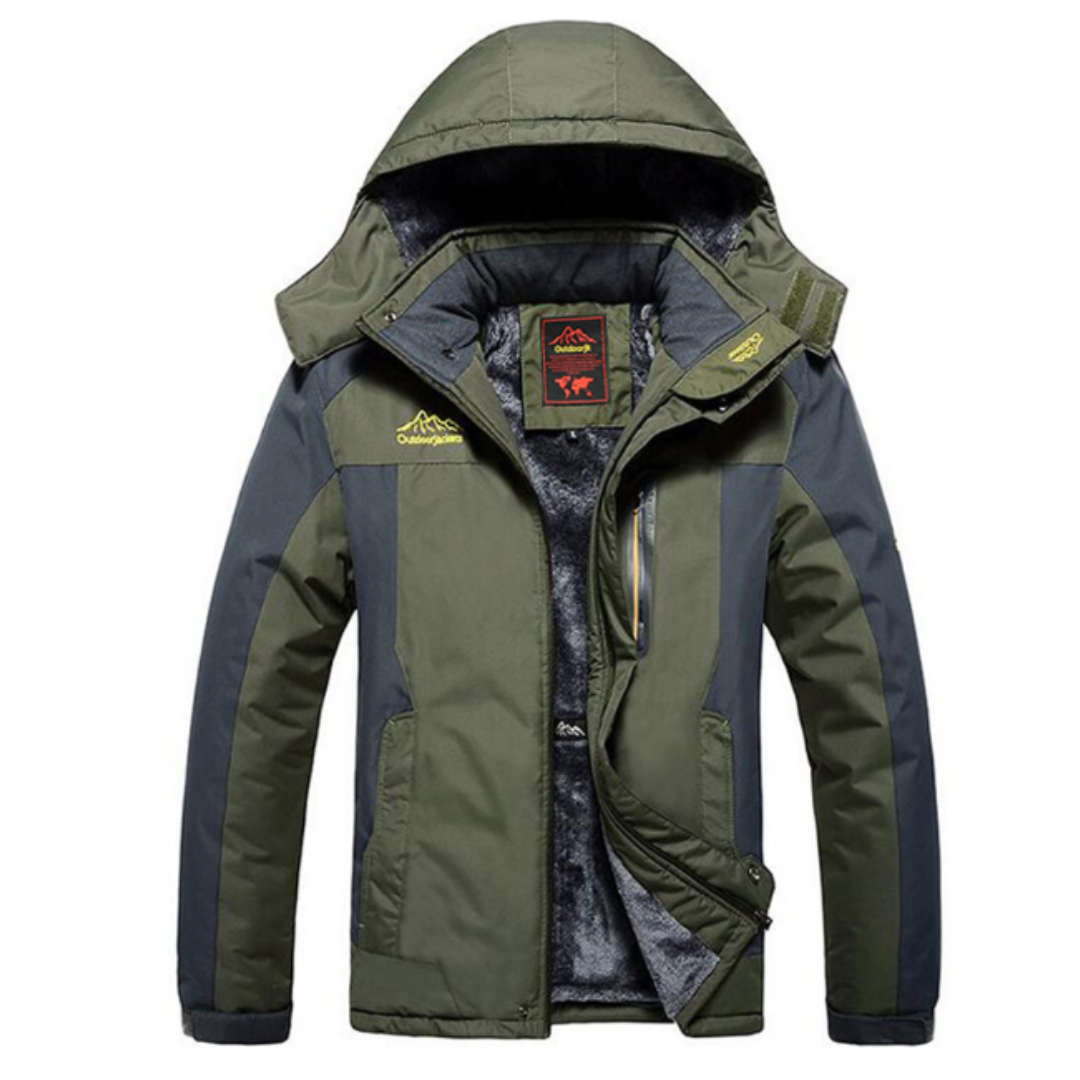 Winterjacke - Kapuze und Reißverschluss