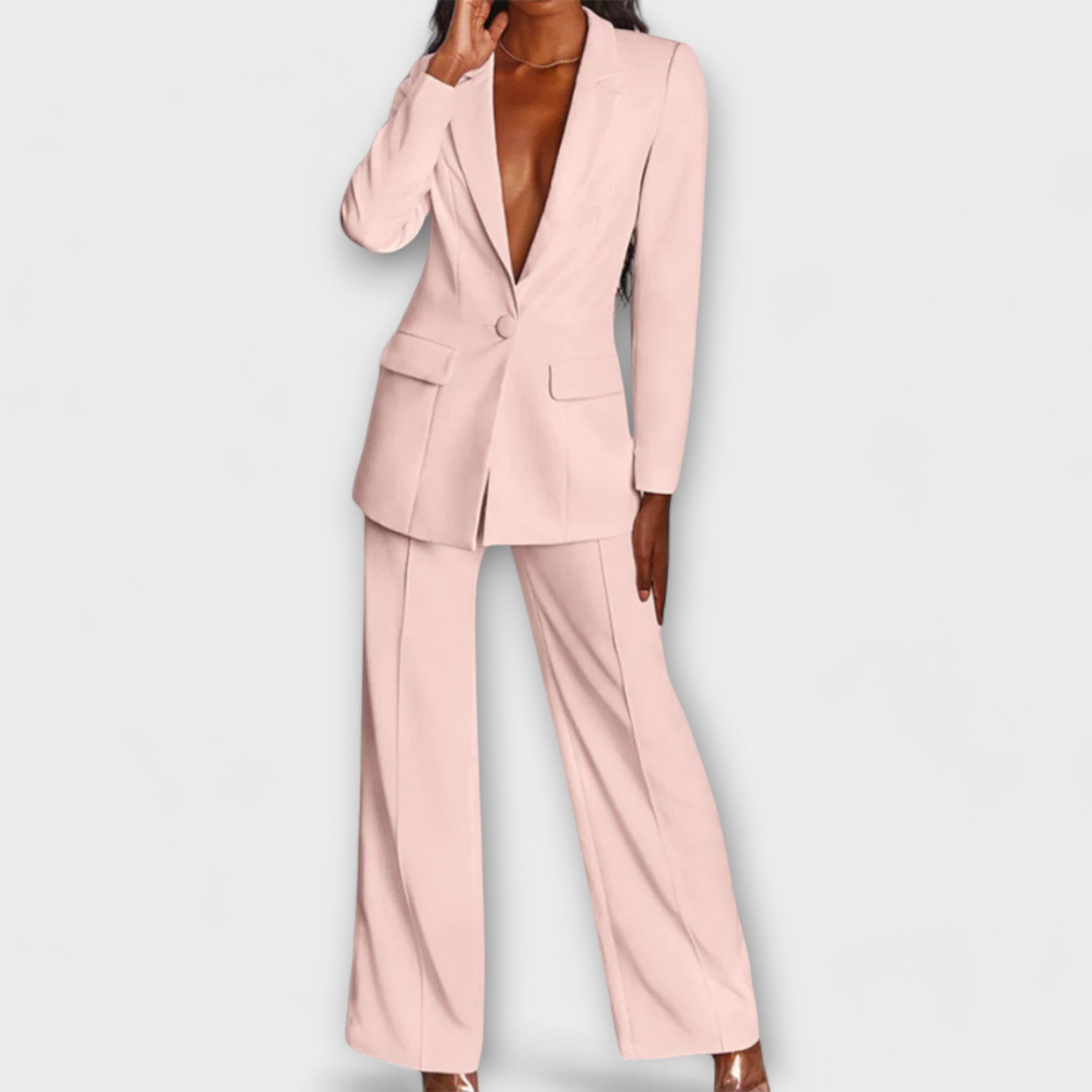 Hosenanzug Set | Blazer Langer Hose
