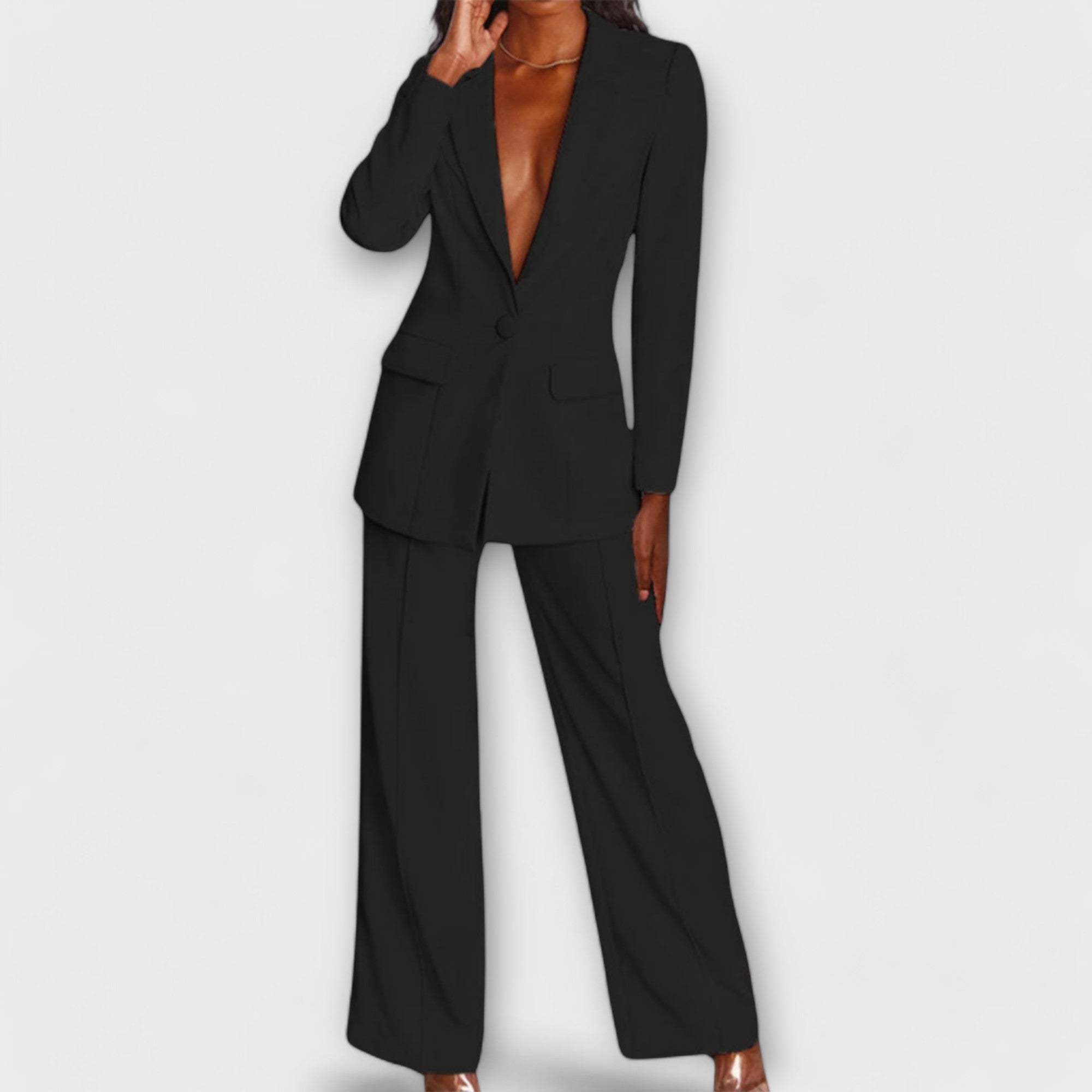 Hosenanzug Set | Blazer Langer Hose