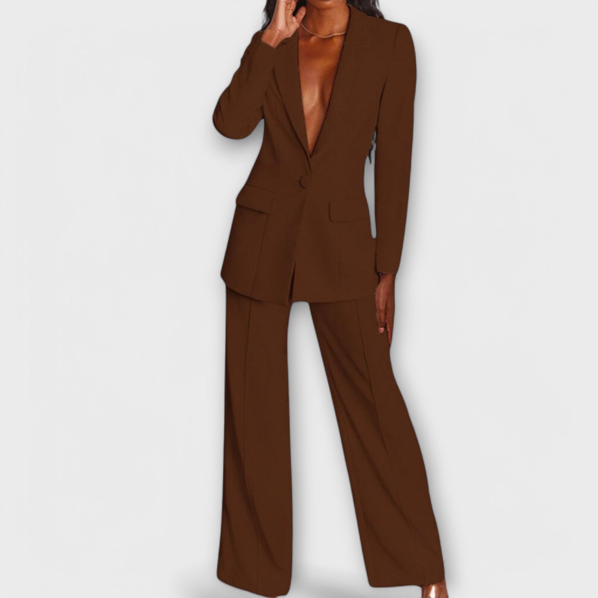 Hosenanzug Set | Blazer Langer Hose