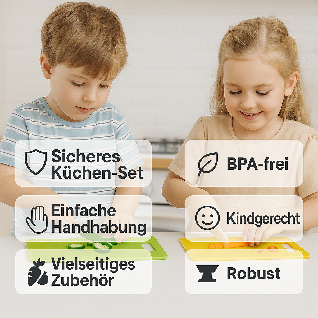 Kinder Küchenwerkzeug Set | Kindersichere Messer Ausstecher Und Schäler Zum Kochen Lernen