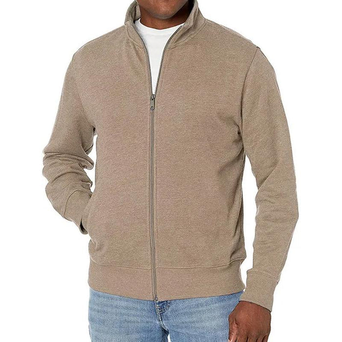 Trackjacke mit Reißverschluss - Schmaler Schnitt und Stehkragen