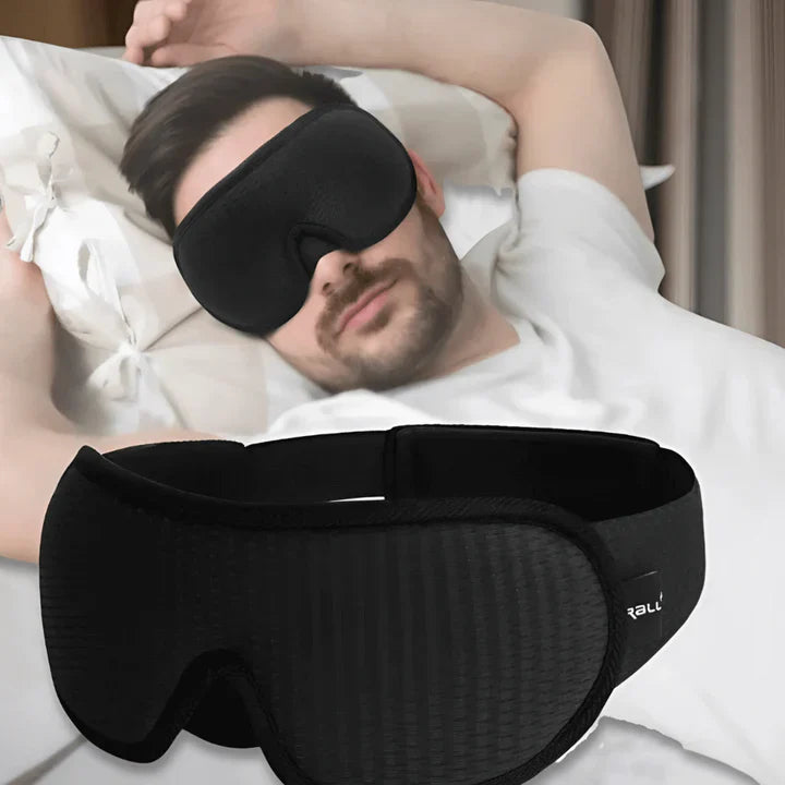 Ergonomische 3D Schlafmaske | Vollständige Abdunkelung Für Reise Und Zuhause