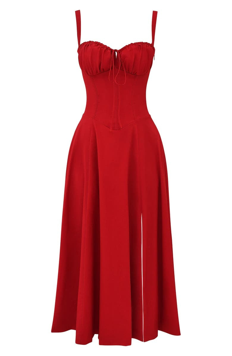Damen Sommer Ärmellos Midi Kleid