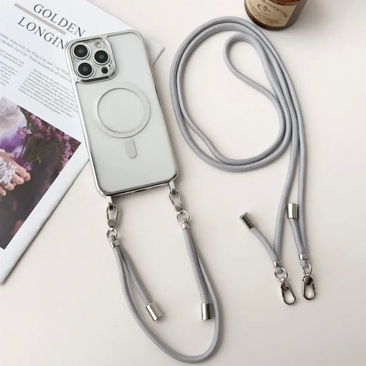 IPhone MagSafe Umhängehülle | Tragegurt Freihändige Nutzung Stoßschutz