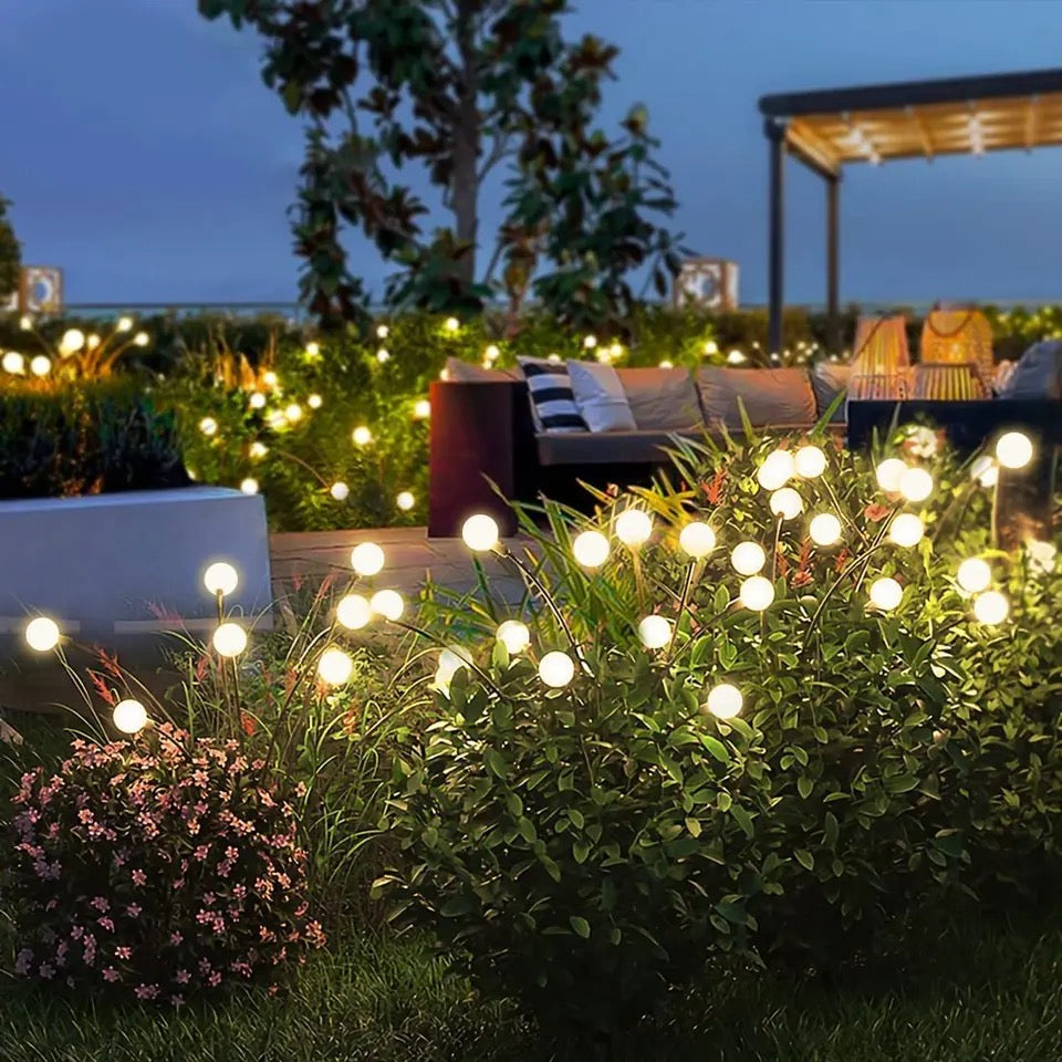 Solar Glühwürmchen Gartenlichter | Im Freien Deko Beleuchtung Für Garten Terrasse Und Balkon