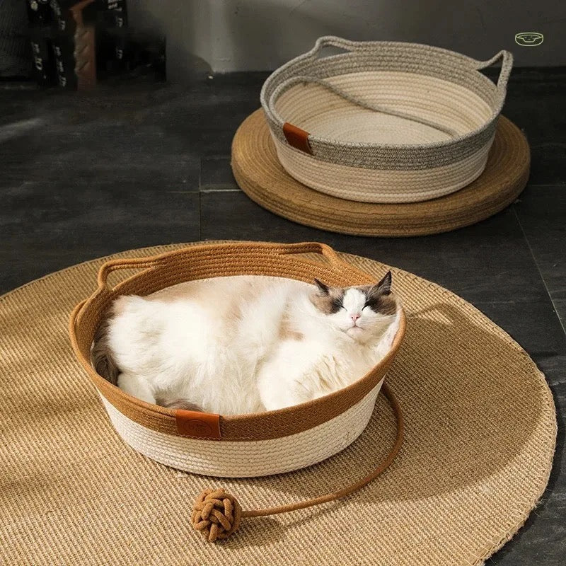 Katzenbett | Ergonomisch Gemütlich Stilvoller Schlafplatz