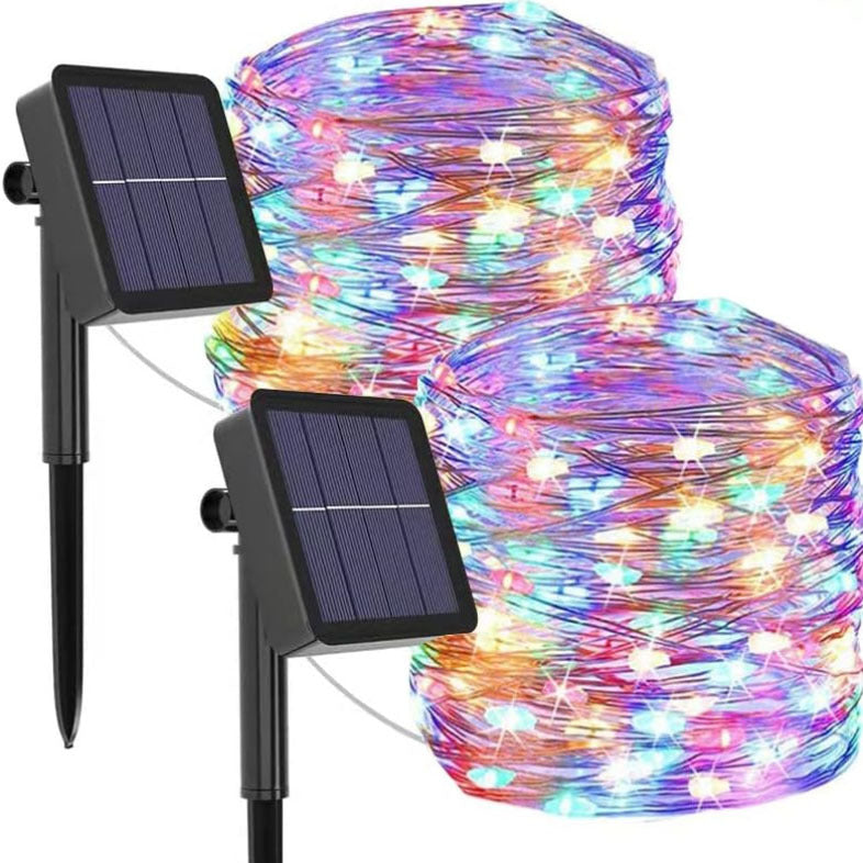 Solar Lichterkette Außen | Wasserfest 8 Modi Für Garten Balkon Terrasse