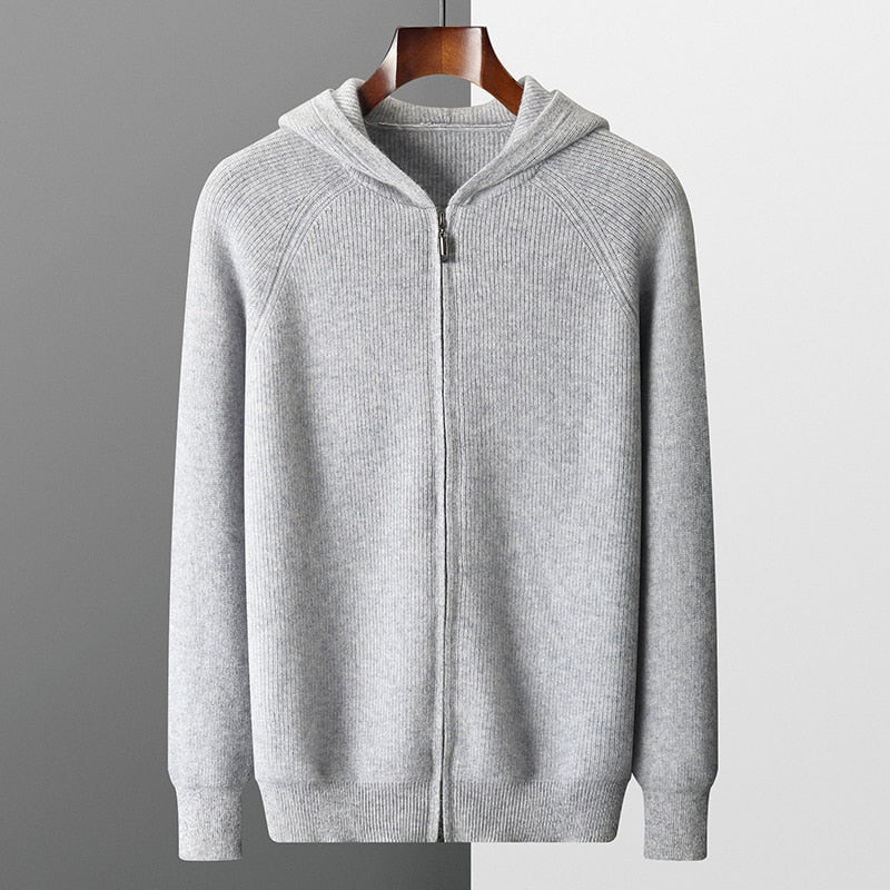 Hoodie mit Reissverschluss - Schlichtes Kapuzendesign