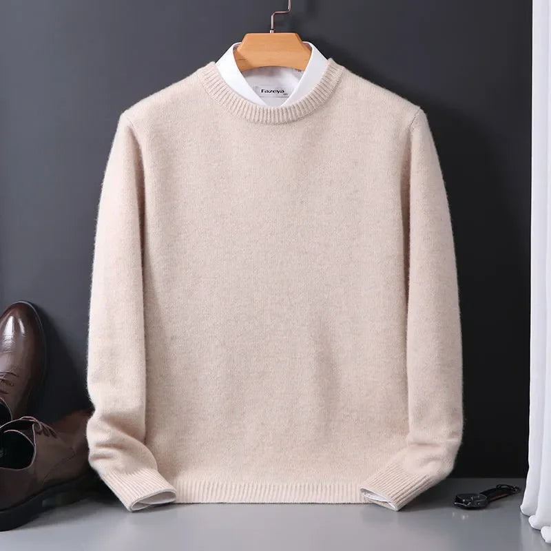Strickpullover Rundhalsausschnitt | Klassisches Design