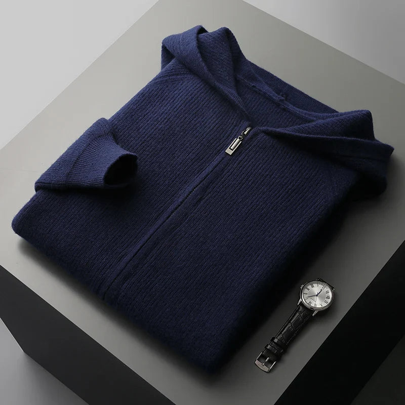 Hoodie mit Reissverschluss - Schlichtes Kapuzendesign