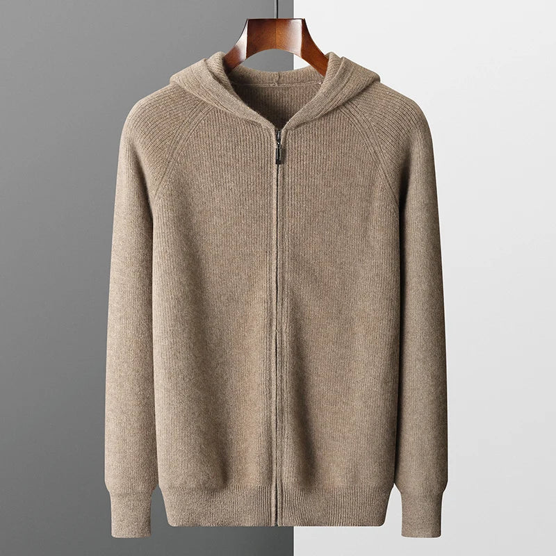 Hoodie mit Reissverschluss - Schlichtes Kapuzendesign