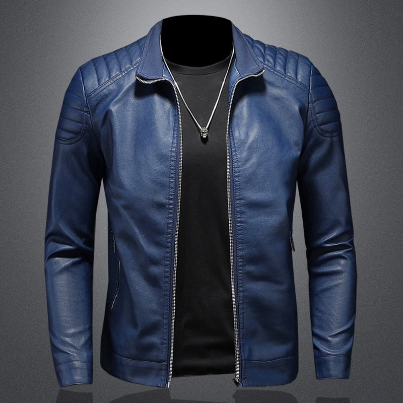 Freizeitjacke mit Reißverschluss - Stehkragen und Schulterdetails