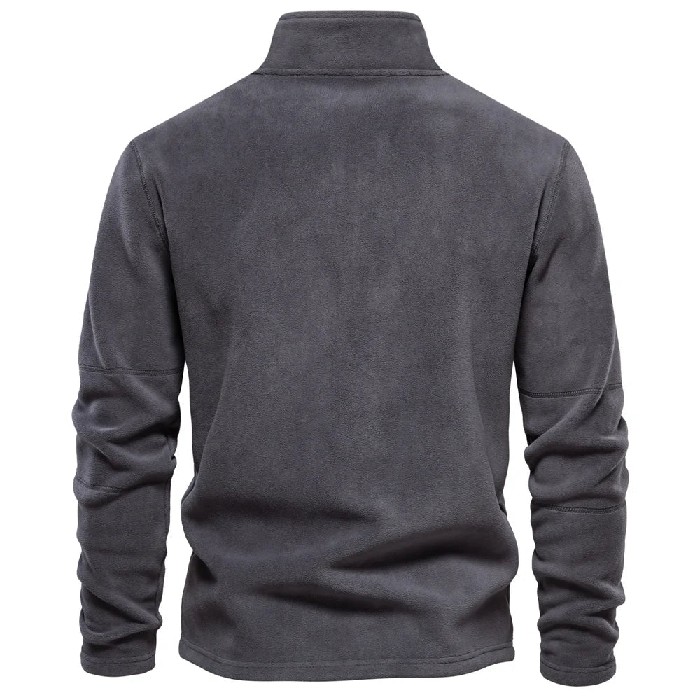 Pullover Halbreißverschluss | Klassischer Stehkragen