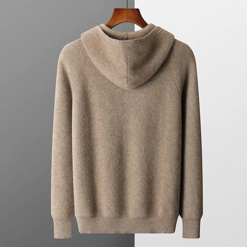 Hoodie mit Reissverschluss - Schlichtes Kapuzendesign