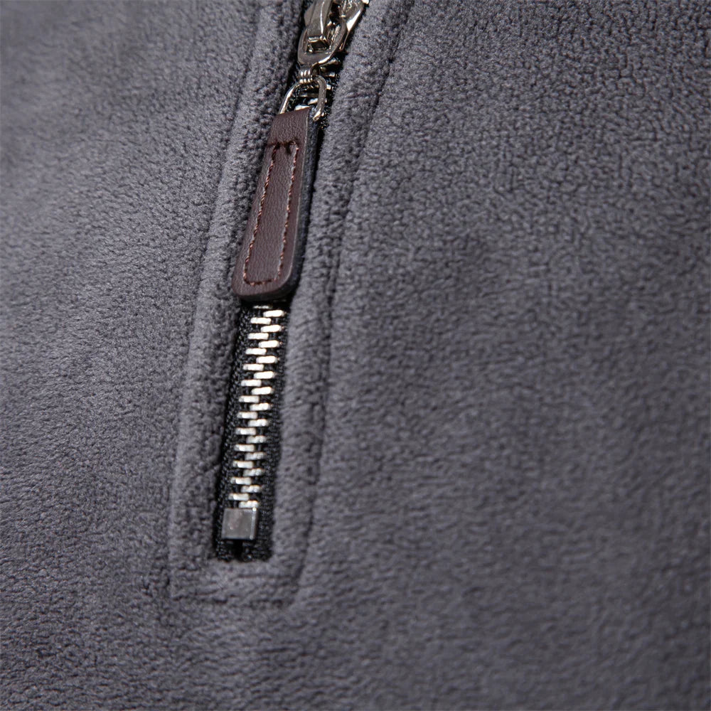 Pullover Halbreißverschluss | Klassischer Stehkragen