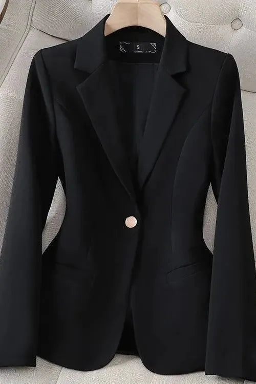 Blazer | Tailliert Einreiher Knopfverschluss