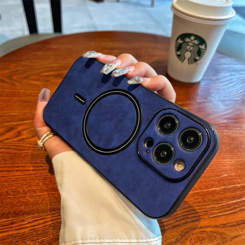 iPhone Magnetische Handyhülle | MagSafe Kompatibel Drahtloses Laden Stoßschutz