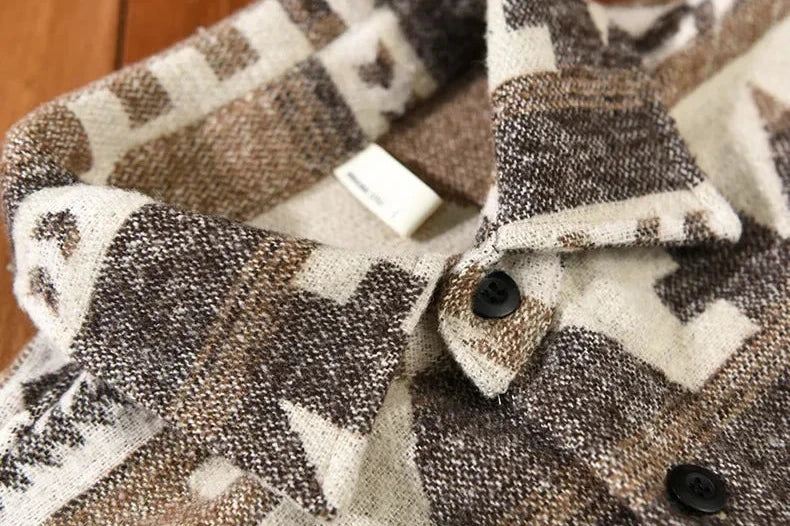 Freizeit Hemdjacke | Mit Umlegekragen und Brusttasche