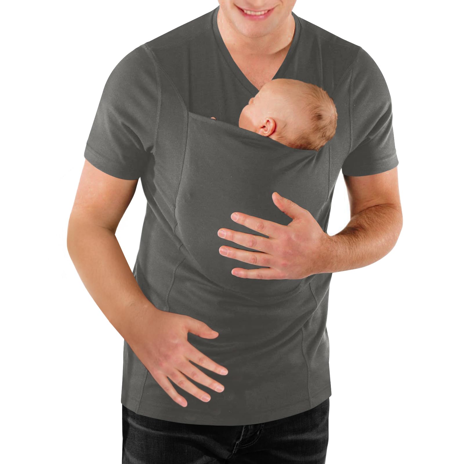 Baby T-Shirt Tragejacke Babytragetuch | Für Tragekomfort und Nähe zum Baby