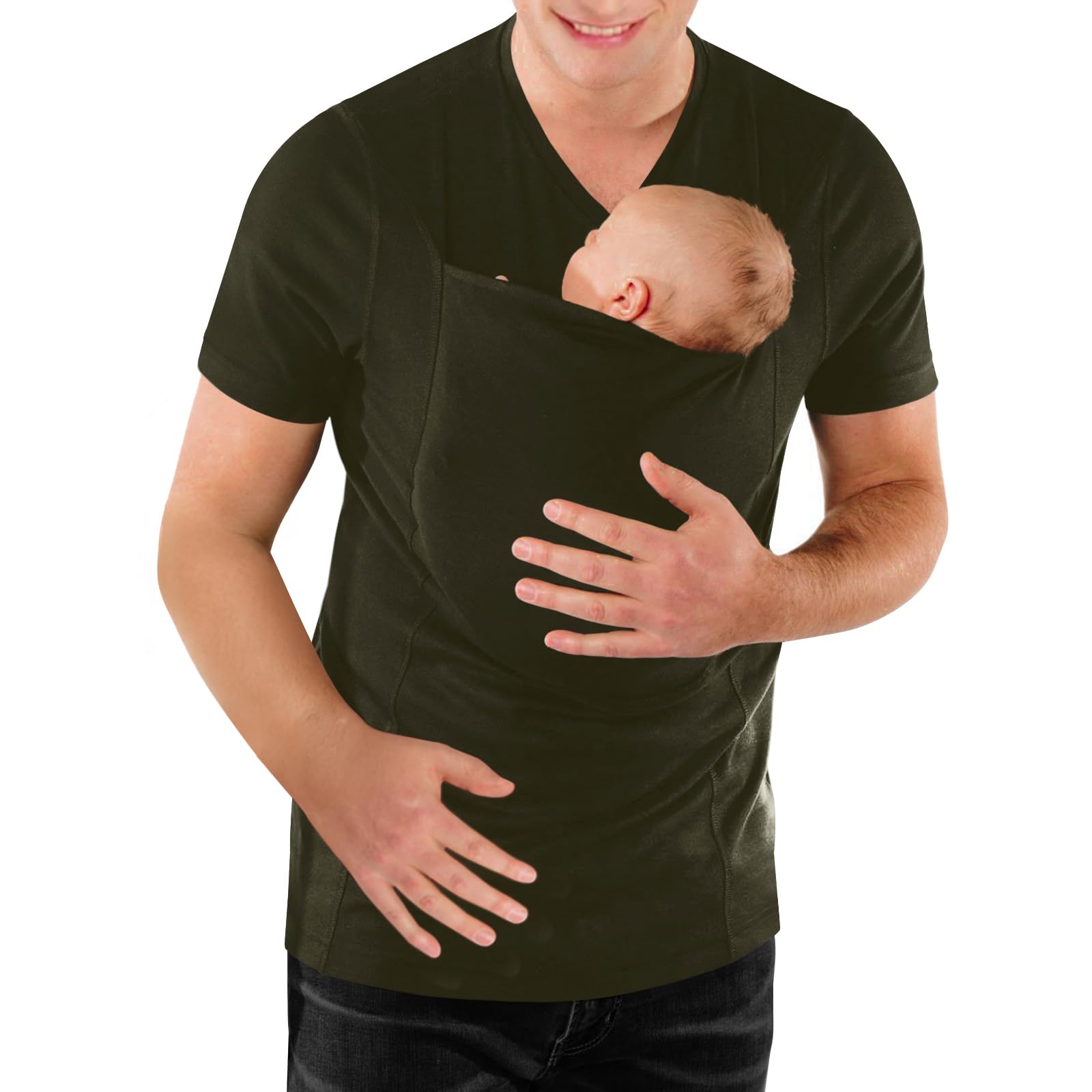 Baby T-Shirt Tragejacke Babytragetuch | Für Tragekomfort und Nähe zum Baby