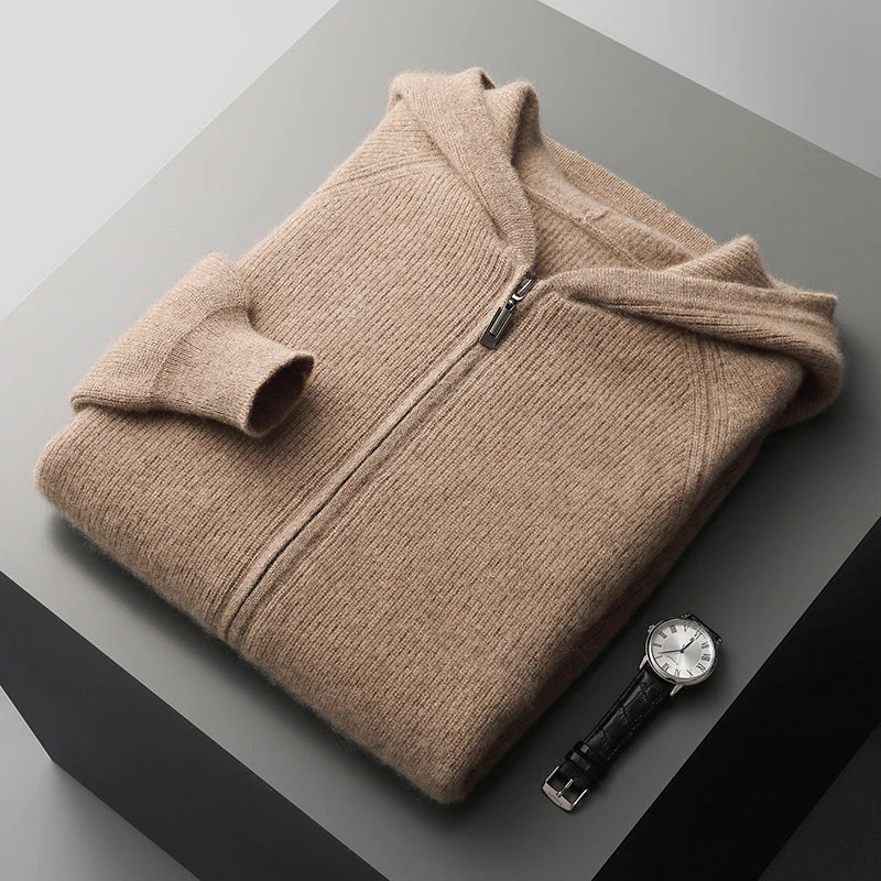 Hoodie mit Reissverschluss - Schlichtes Kapuzendesign