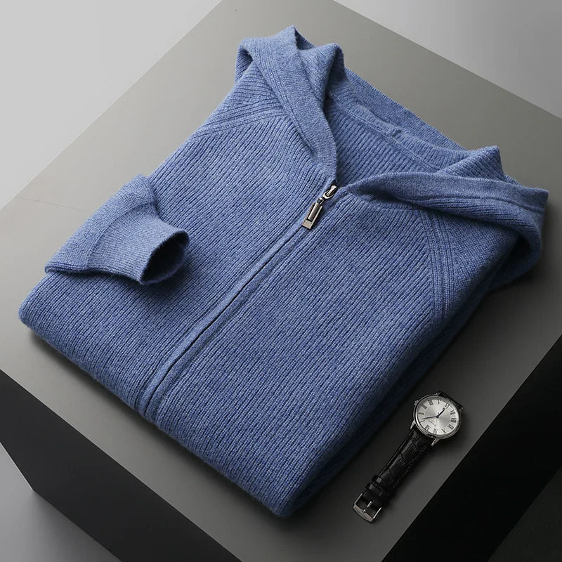 Hoodie mit Reissverschluss - Schlichtes Kapuzendesign