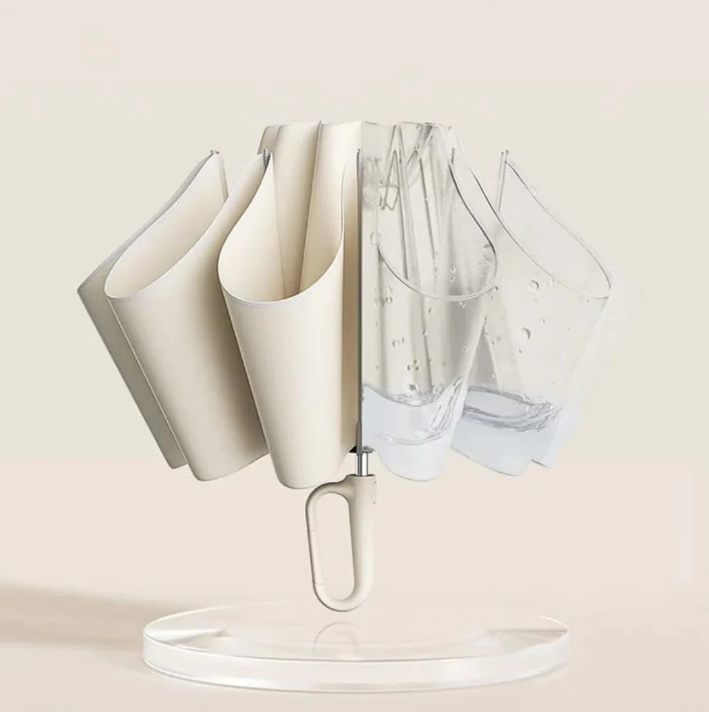 Sturmsicherer Regenschirm | Reflektierende Kante Kompakt Sicher Bei Wind Und Regen