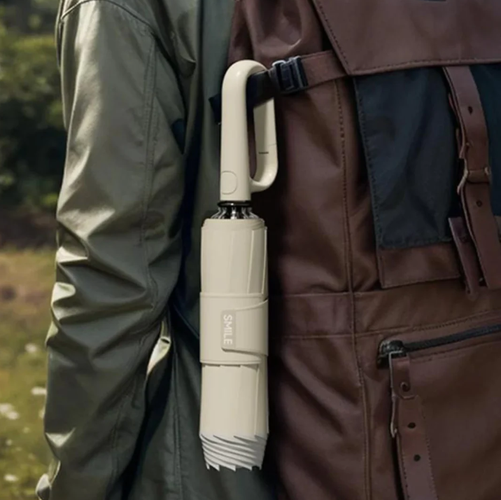 Sturmsicherer Regenschirm | Reflektierende Kante Kompakt Sicher Bei Wind Und Regen