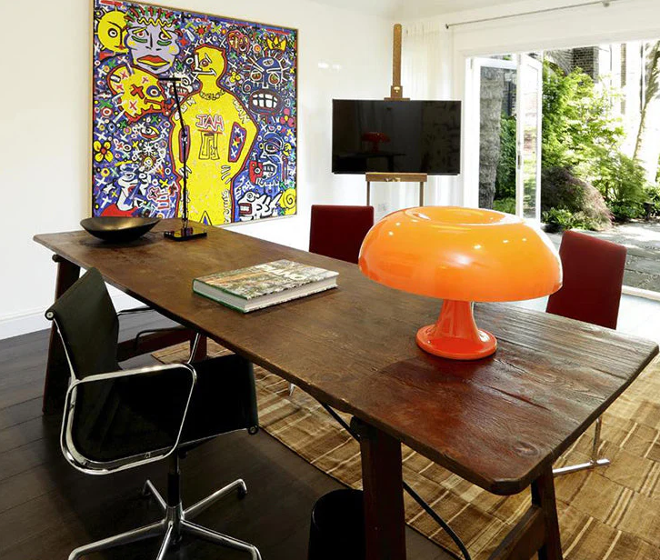 Designer Pilz Tischlampe | Moderne Tischleuchte Für Schlafzimmer Und Wohnzimmer